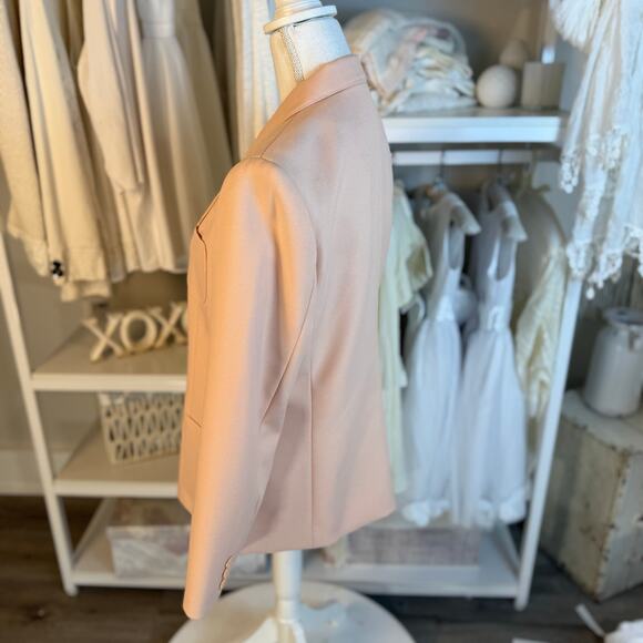 Haberdashery sz. 12 vintage light pink/peach blazer Easter special occasion 3719 - Picture 3 of 8